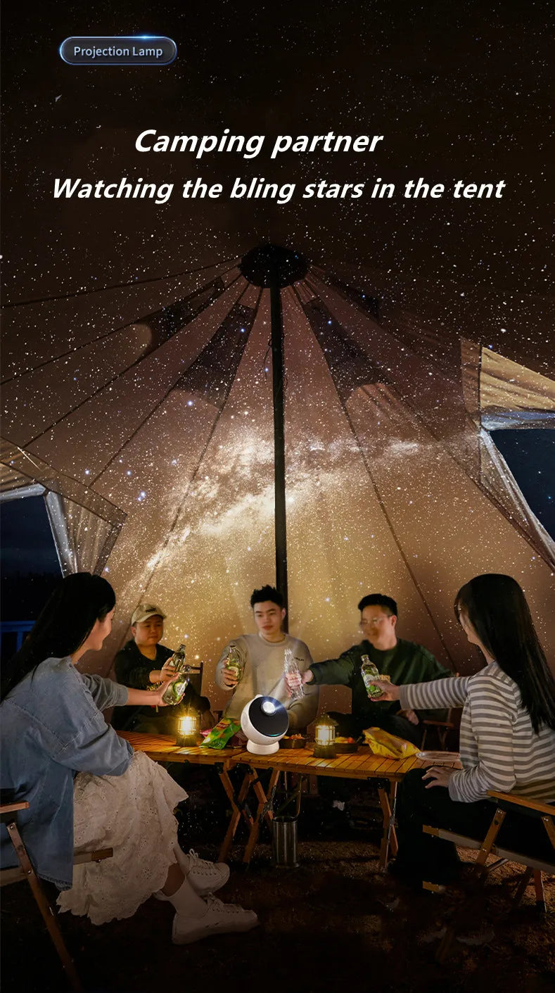 AURAVA™ SkyMuse Projector Quality 3D Visual Wireless Galaxy Star Projector