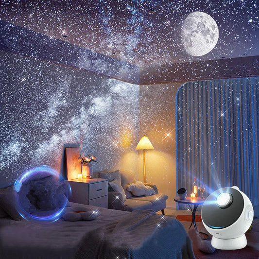 AURAVA™ SkyMuse Projector Quality 3D Visual Wireless Galaxy Star Projector