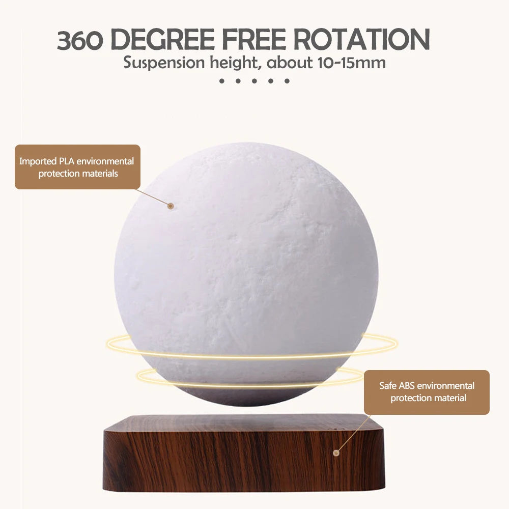 Lunora Levita™ – Levitating Moon Lamp 360° Rotation Magnetic Floating Moon