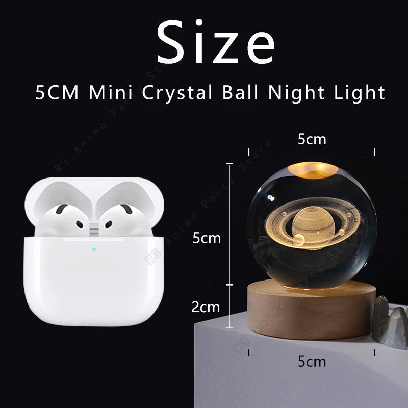 3D Crystal Night Light – Planet Ball