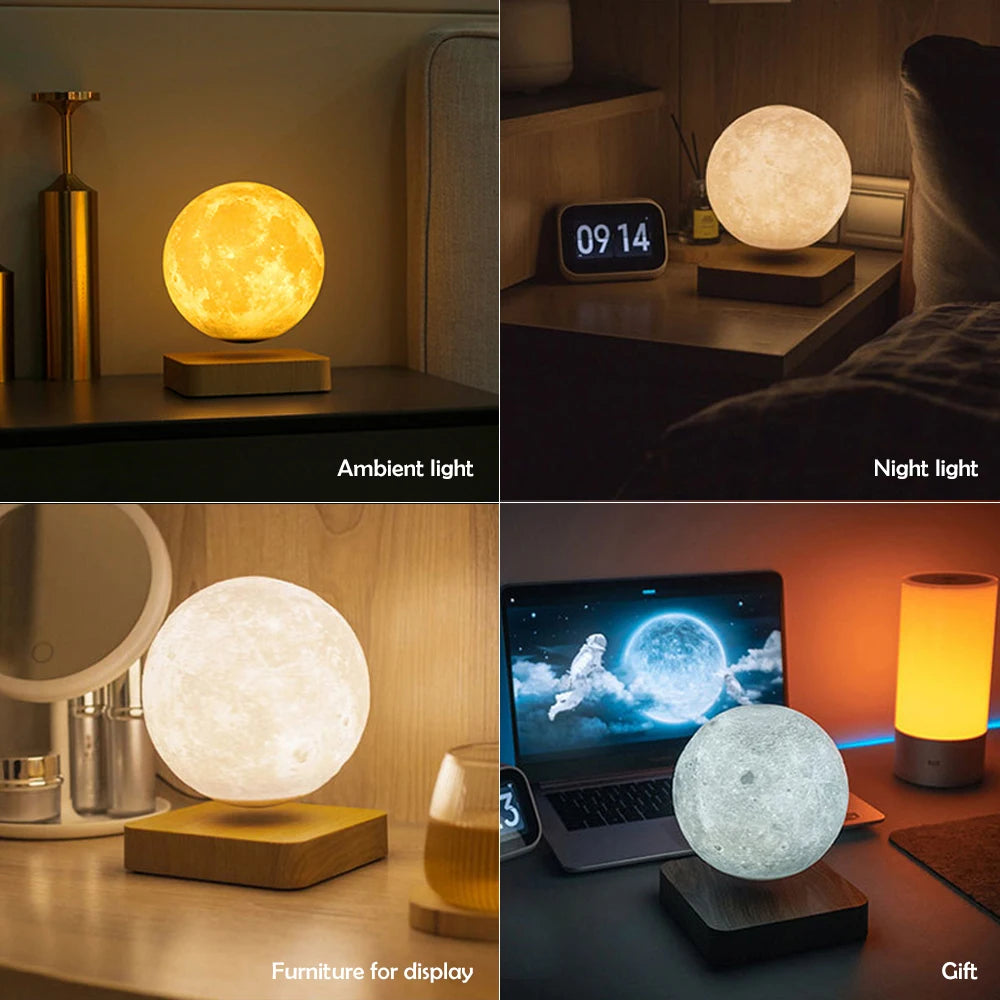 Lunora Levita™ – Levitating Moon Lamp 360° Rotation Magnetic Floating Moon