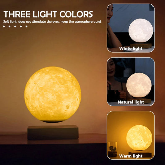 Lunora Levita™ – Levitating Moon Lamp 360° Rotation Magnetic Floating Moon
